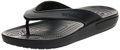 Crocs Classic II Flip, Chanclas Unisex Adulto, Negro (Black 001), 39/40 EU