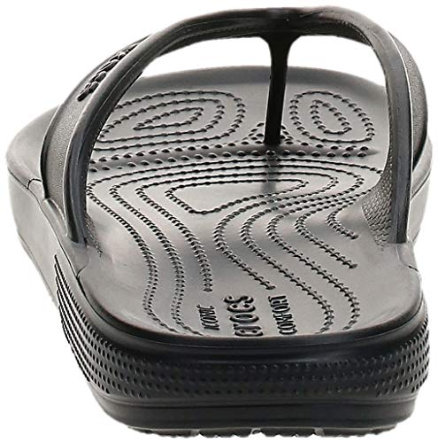 Crocs Classic II Flip, Chanclas Unisex Adulto, Negro (Black 001), 39/40 EU
