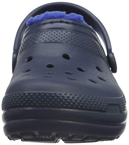Crocs Classic Lined Clog K, Zuecos Unisex niños, Azul (Navy/Cerulean Blue), 22-23 EU