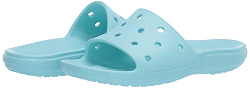 Crocs Classic Slide, Sandalias de Punta Descubierta Hombre, Azul (Ice Blue 4o9), 38/39 EU