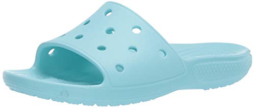 Crocs Classic Slide, Sandalias de Punta Descubierta Hombre, Azul (Ice Blue 4o9), 38/39 EU