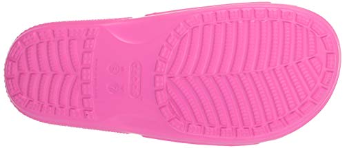 Crocs Classic Slide, Sandalias de Punta Descubierta Unisex Adulto, Rosa (Electric Pink 6qq), 39/40 EU