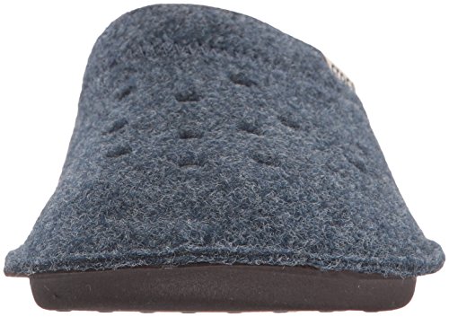 Crocs Classic Slipper, Zapatillas de Estar por casa Unisex Adulto, Azul (Nautical Navy/Oatmeal), 38/39 EU