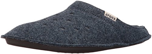 Crocs Classic Slipper, Zapatillas de Estar por casa Unisex Adulto, Azul (Nautical Navy/Oatmeal), 38/39 EU