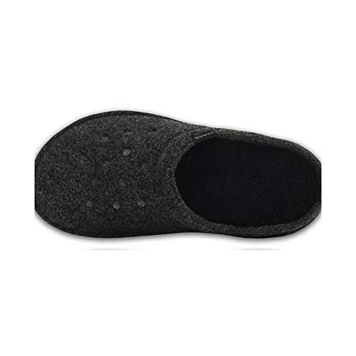 Crocs Classic Slipper, Zapatillas de Estar por casa Unisex Adulto, Negro, 38/39 EU