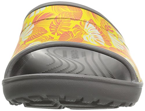 Crocs Classic Tropics, Sandalias Flip-Flop Unisex Adulto, Grigio (Smoke), 46/47 EU