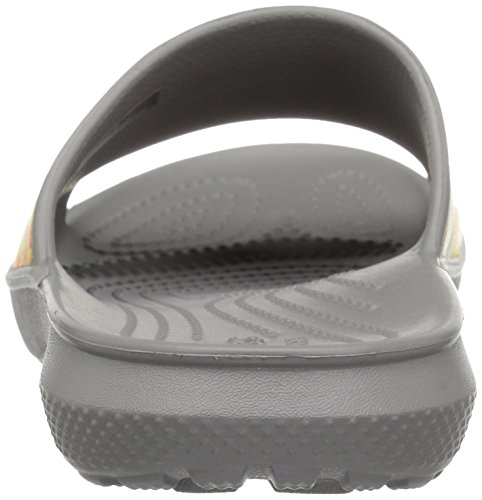 Crocs Classic Tropics, Sandalias Flip-Flop Unisex Adulto, Grigio (Smoke), 46/47 EU