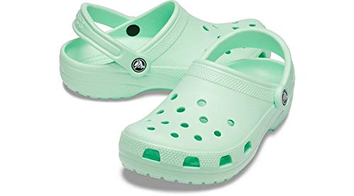 Crocs Classic U Zuecos con Correa Trasera Unisex Adulto Verde (Neo Mint) 38-39