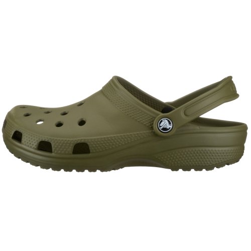 Crocs Classic Zuecos con Correa Trasera Unisex Adulto Army Green 45-46