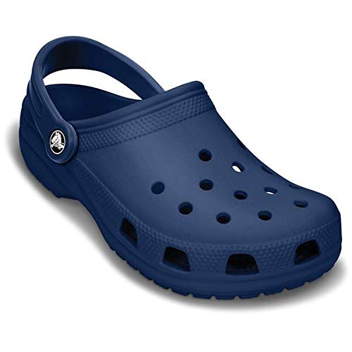 Crocs Classic Zuecos con Correa Trasera Unisex Adulto Navy 46-47