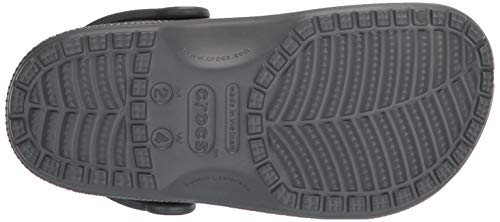 Crocs Classic Zuecos con Correa Trasera Unisex Adulto Slate Grey 45-46