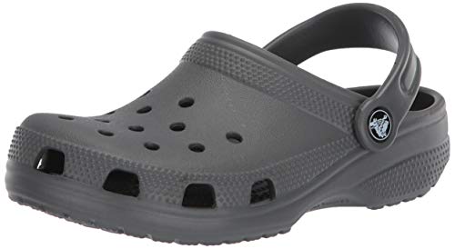 Crocs Classic Zuecos con Correa Trasera Unisex Adulto Slate Grey 45-46