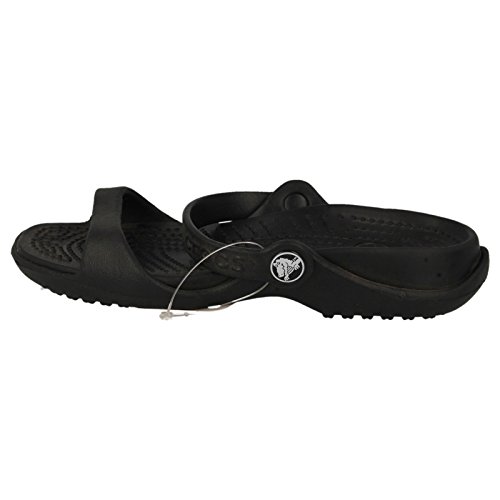 Crocs Cleo, Sandalias de Punta Descubierta para Mujer, Negro Black 060, 36/37 EU