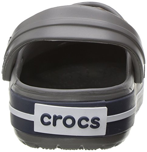 Crocs Crocband Clog K, Zuecos, Smoke/Navy, 33/34 EU