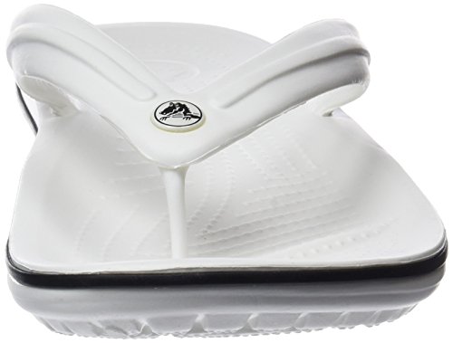Crocs Crocband Flip, Unisex Adulto, White, 37/38 EU