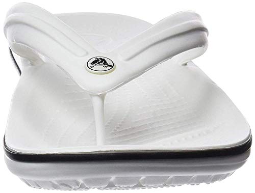 Crocs Crocband Flip, Unisex Adulto, White, 37/38 EU