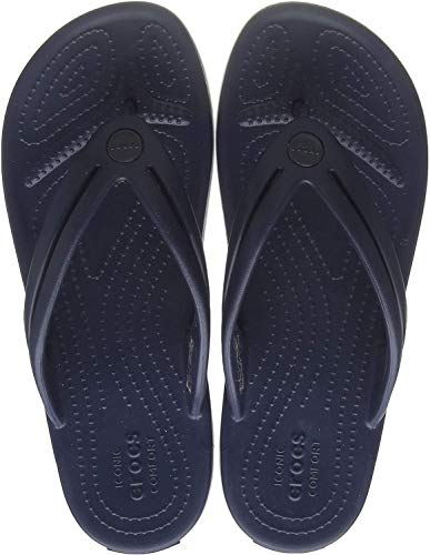 Crocs Crocband Flip W, Chanclas Mujer, Navy, 41/42 EU