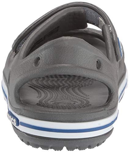 Crocs Crocband II Sandal PS K, Sandalias Unisex Niños, Gris (Slate Grey/Blue Jean), 20/21 EU