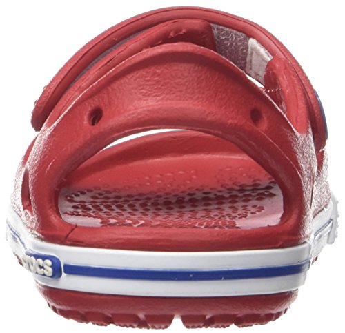 Crocs Crocband II Sandal PS K, Sandalias Unisex Niños, Rojo (Pepper/Blue Jean), 22/23 EU