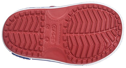 Crocs Crocband II Sandal PS K, Sandalias Unisex Niños, Rojo (Pepper/Blue Jean), 22/23 EU