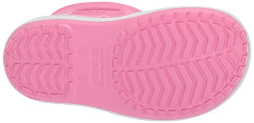 Crocs Crocband Rain Boot Kids, Botas de Agua Unisex Niños, Rosa (Pink Lemonade/Lavender 6qm), 25/26 EU