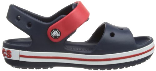Crocs Crocband Sandal Kids, Sandalias Unisex Niños, Azul (Navy/Red), 22/23 EU
