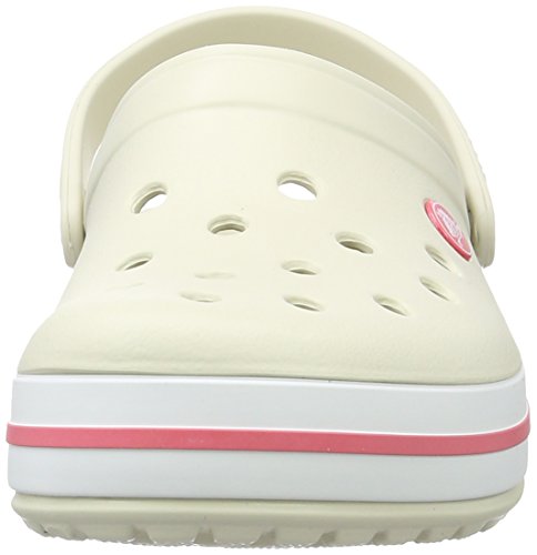 Crocs Crocband U, Zuecos Unisex Adulto, Beige (Stucco-Melon 1AS), 36-37 EU