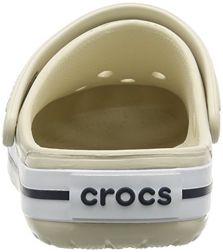 Crocs Crocband U, Zuecos Unisex Adulto, Blanco (White), 36-37 EU