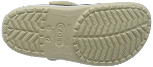 Crocs Crocband U, Zuecos Unisex Adulto, Blanco (White), 36-37 EU