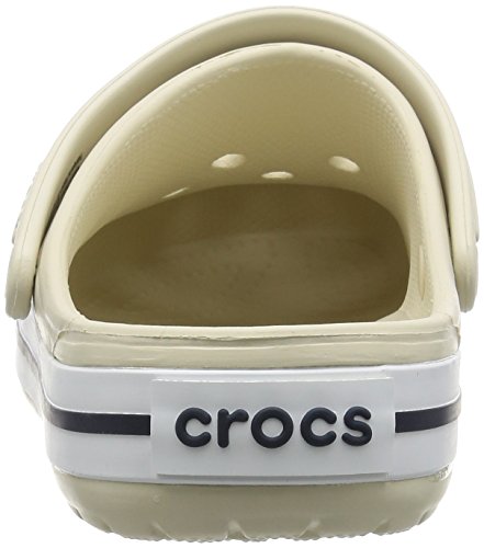 Crocs Crocband U, Zuecos Unisex Adulto, Blanco (White), 38-39 EU