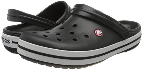 Crocs Crocband U, Zuecos Unisex Adulto, Negro (Black), 39-40 EU