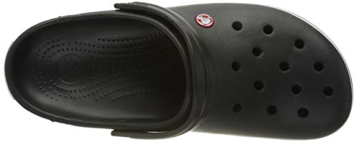 Crocs Crocband U, Zuecos Unisex Adulto, Negro (Black), 39-40 EU