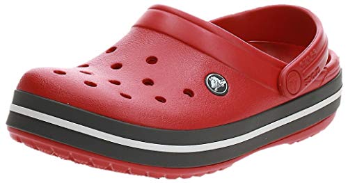 Crocs Crocband U, Zuecos Unisex Adulto, Rojo (Pepper), 37-38 EU