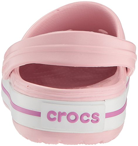Crocs Crocband U, Zuecos Unisex Adulto, Rosa (Pearl Pink-Wild Orchid), 37-38 EU