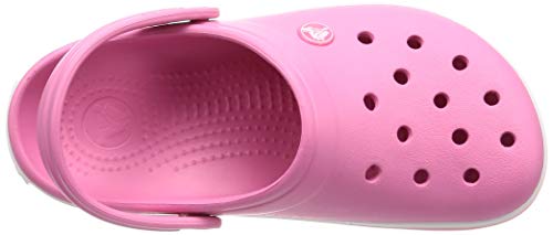 Crocs Crocband, Zuecos Unisex Adulto, Rosa (Pink Lemonade/White 62p), 38/39 EU