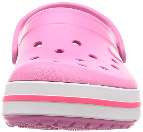 Crocs Crocband, Zuecos Unisex Adulto, Rosa (Pink Lemonade/White 62p), 38/39 EU
