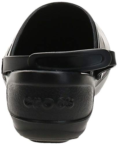 Crocs Mercy Work, Mujer Zueco, Negro (Black/Black), 39-40 EU