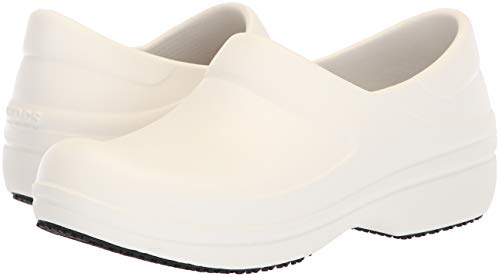 Crocs Neria Pro II Clog, Zuecos para Mujer, Blanco (White 100b), 42/43 EU