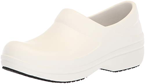 Crocs Neria Pro II Clog, Zuecos para Mujer, Blanco (White 100b), 42/43 EU
