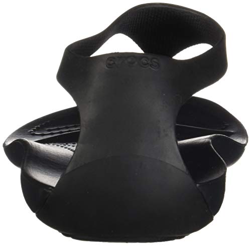 Crocs Sexi Flip Women, Sandalias Mujer, Negro (Black/Black), 34 EU