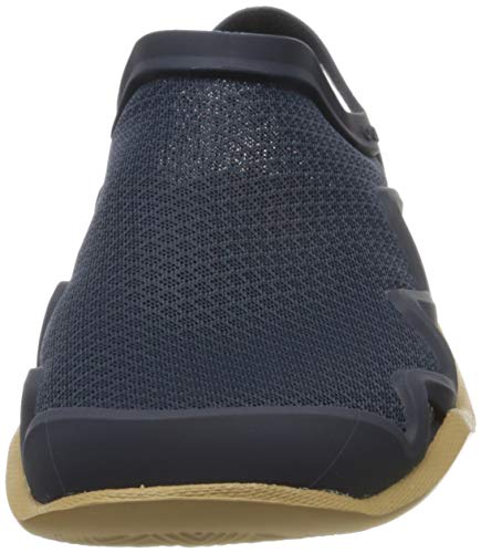 Crocs Swiftwater Mesh Wave Men, Sandalias Punta Cerrada para Hombre, Azul (Navy/Tan 4kl), 39/40 EU