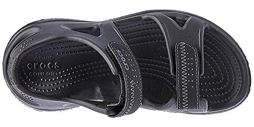 Crocs Swiftwater River Sandals 203965-06, Sandalias para Hombre, Negro (Black), 39/40 EU