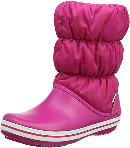 Crocs Winter Puff Boot, Botas de Nieve para Mujer, Rosa (Candy Pink), 37/38 EU