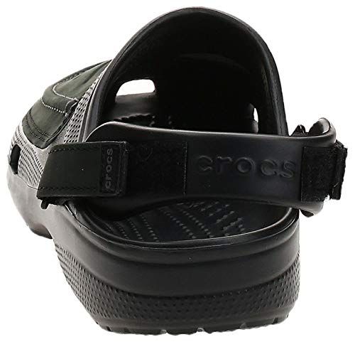 Crocs Yukon Vista Clog M, Zuecos para Hombre, Negro (Black/Black 060), 45/46 EU