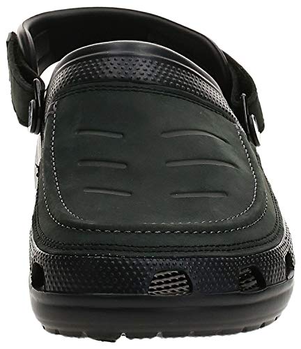 Crocs Yukon Vista Clog M, Zuecos para Hombre, Negro (Black/Black 060), 45/46 EU