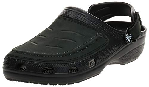 Crocs Yukon Vista Clog M, Zuecos para Hombre, Negro (Black/Black 060), 45/46 EU