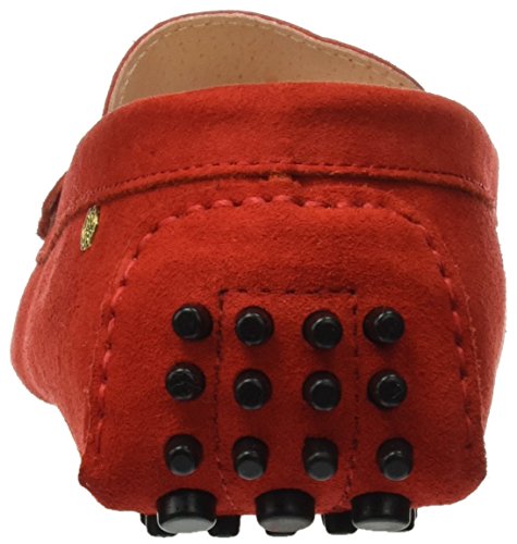 CUPLÉ Serraje Tacos, Mocasines Mujer, Rojo (Fuego), 36 EU
