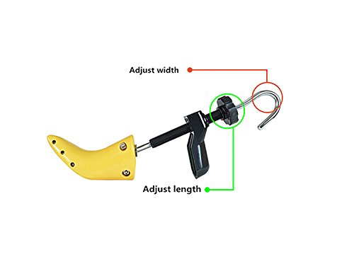 Cutehome Par de estiradores de zapatos de tacón alto, de dos vías para mujer, expande la longitud y el ancho de la ropa de pies ajustada.