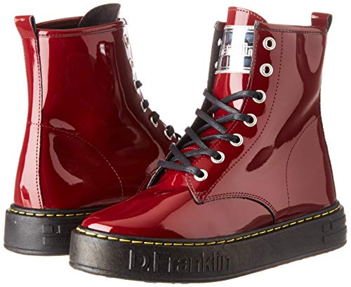 D. Franklin Berlian Patent, Botas Slouch Mujer, Rojo (Burdeos 0043), 38 EU