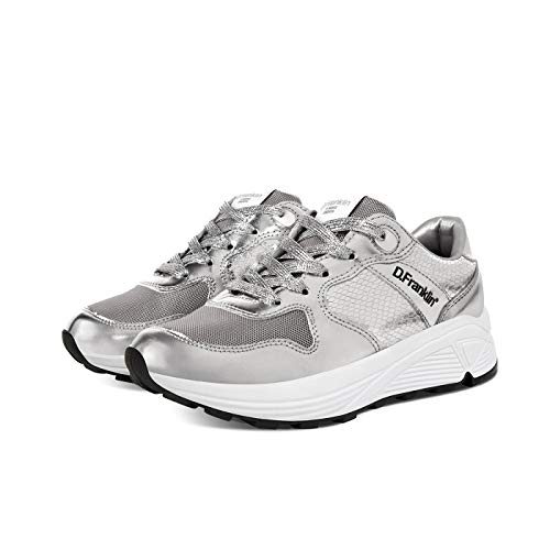 D. Franklin Five Stars, Zapatillas Mujer, Plata, 38 EU